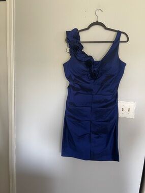 S.L. Fashions Royal Navy blue cocktail Dress